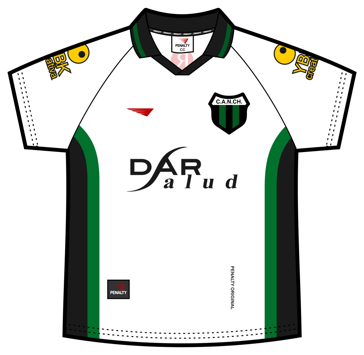 Camiseta histórica de Nueva Chicago, 2001 (versión B)