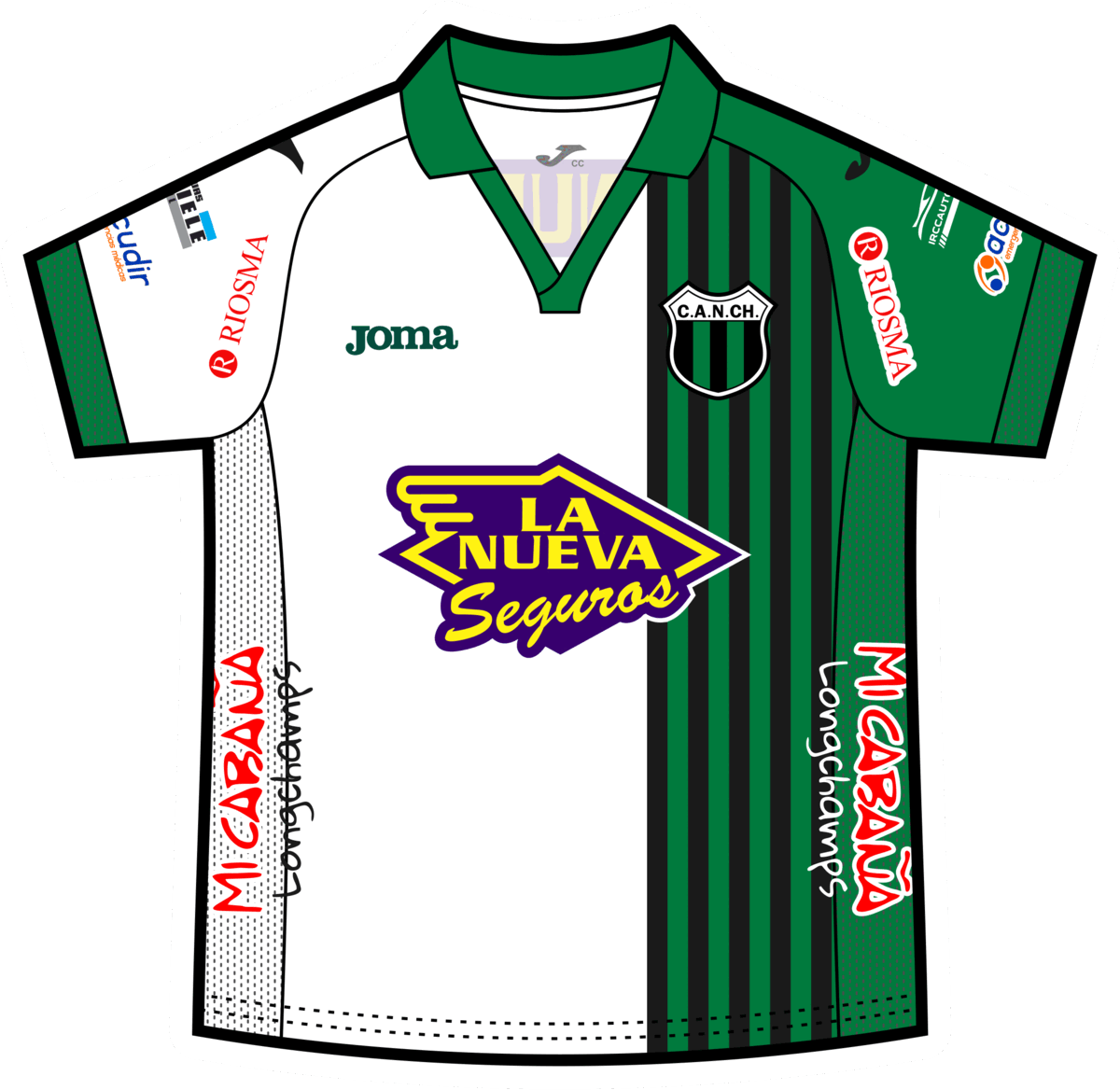 Camiseta histórica de Nueva Chicago, 2014 (versión B)