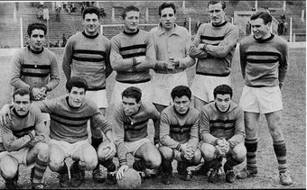 Plantel histórico de Nueva Chicago de fines de los años 50